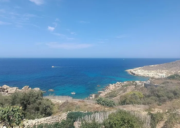 Modern With Sea & Valley View Pool Apartament Nadur