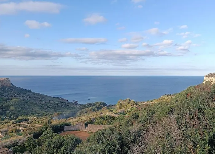 Modern With Sea & Valley View Pool Nadur