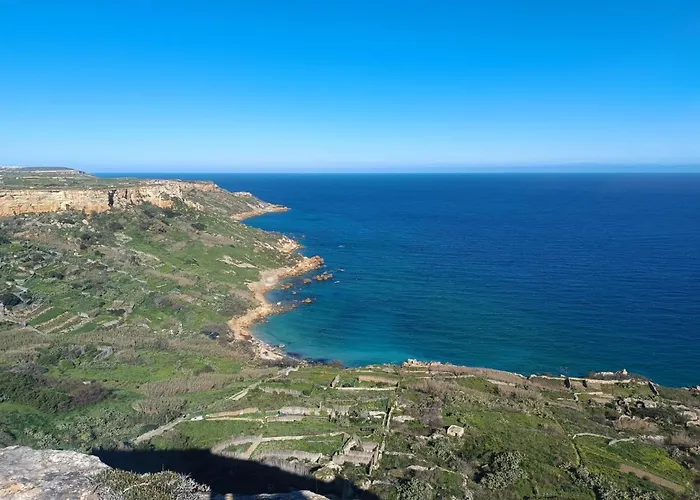 Apartment Modern With Sea & Valley View Pool Nadur